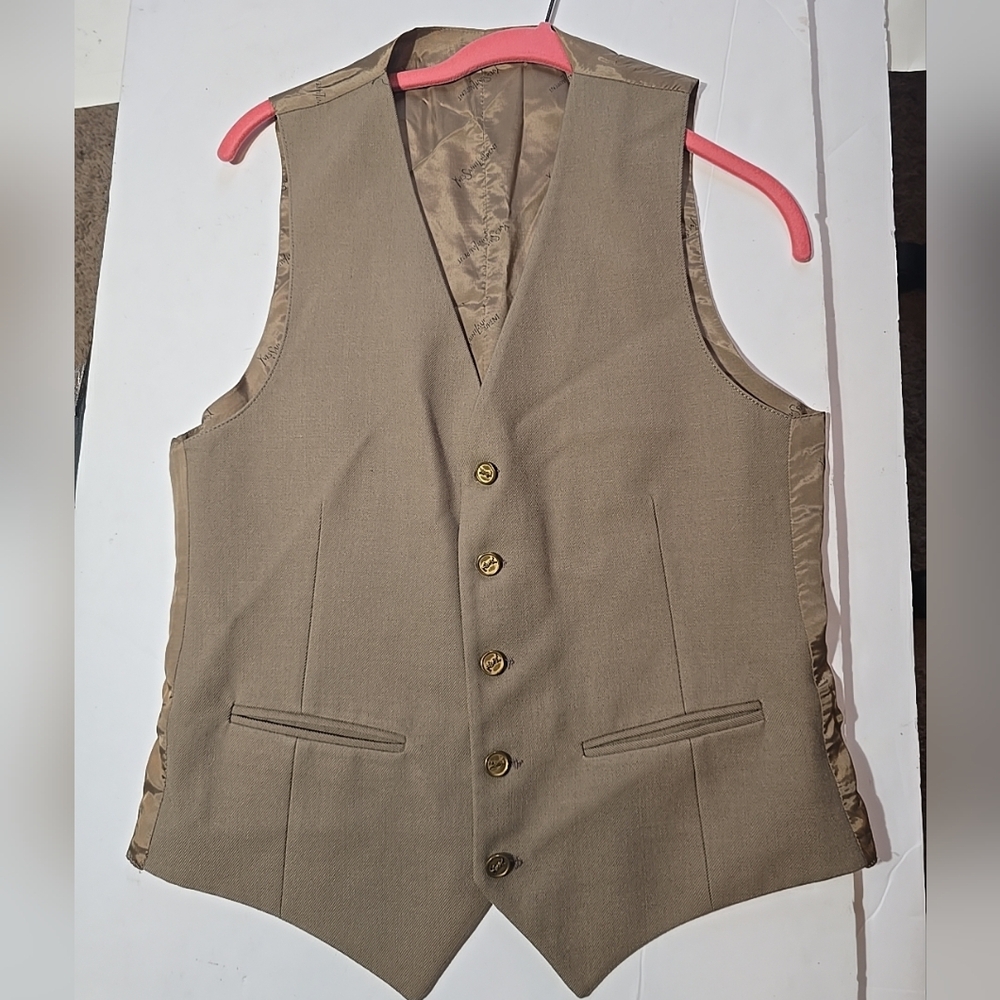 Vintage YVES SAINT LAURENT Mens Vest No Size Tag See Measurements